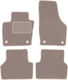 Beige Velvet Floor Mats Audi Q3 I 8u Suv 2011-2018