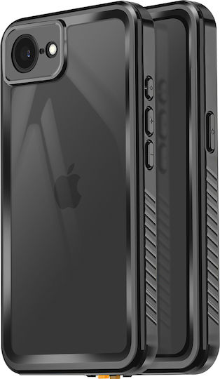 Redpepper Integral Hülle iPhone 16e Wasserdicht IP68 Stoßfest Schwarz
