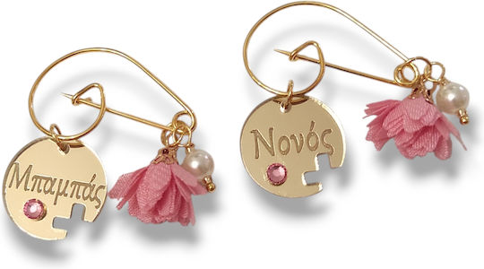 The Art of Beading Christening Charm Pin Metal Pink 2 Pieces MARTYRIKA97