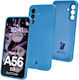 Bizon Силиконов Мек Калъф За Galaxy A56 5g Син