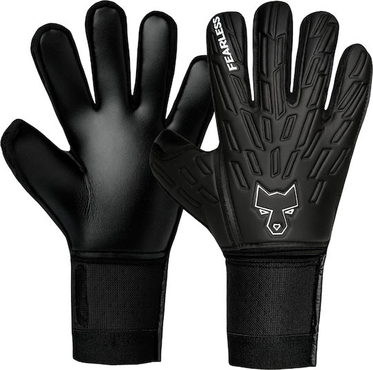 Fearless Goalkeepers Wolf V Torwarthandschuhe Kinder & Erwachsene Schwarz