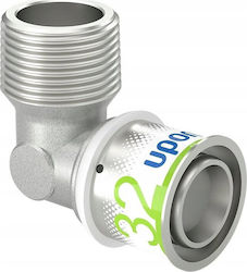 Uponor Γωνιακή σύνδεση σωλήνα Mehrschichtige Rohre 25.4mm
