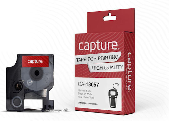 Capture Bandă de Etichetare 1.5m x 19mm în Culoarea Negru 1buc
