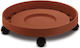 Atmosphera Teller Topf Terracotta Räder 10.04.0115