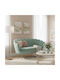 Daimon Doppelsitzer Sofa Samt Pistazie Farbe 134x70x77cm