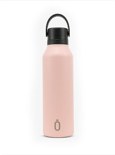 Runbott Runbott Thermosflasche Rostfreier Stahl BPA-frei 600ml Rosa