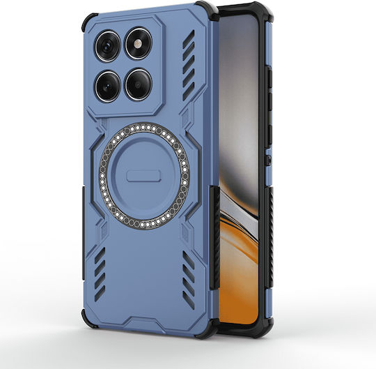 Techsuit Back Cover Plastic Blue (Motorola Edge 60 Fusion)