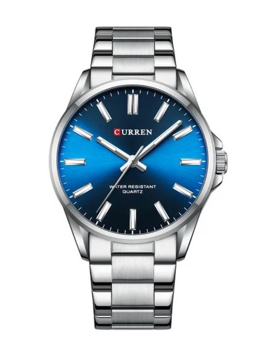 Curren Women's Watch with Silver Metal Bracelet