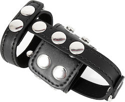 Leather Cock Ball Restraint Strap