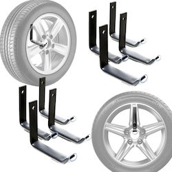 Wiltoc Suport Pentru Anvelope Service Auto Pentru Montare Pe Perete