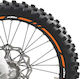 Md Залепваща Лента За Джанти Ktm Оранжев Бял 19/17"