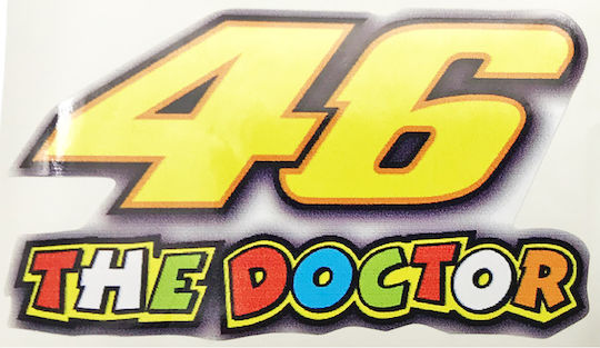 Αυτοκολλητο 46 Doctor Μονο Γραφη