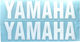Αυτοκολλητα Λογοτυπο Yamaha Αναγλυφο Ασπρο