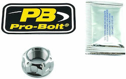 Pro Bolt Παξιμάδι Άξονα Τροχού Πίσω M25x1,5 Τιτάνιο Tinut25150001z2 Aprilia Sl 750 Abs 08-16 Aprilia Sl 750 07-16 Άβαφο