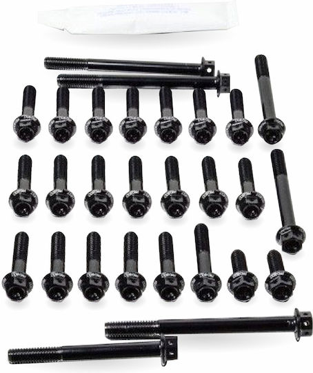 Hexagon Bolts Kit Aluminium Engine Kit Race Spec Esu089hxrbk Black Pro Bolt