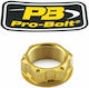 Pro Bolt Aluminum Handlebar Clamp Nut Ltyokeo40g Bmw S 1000 Rr Abs 10-24 Yamaha Yzf-r1 1000 98-14 Gold