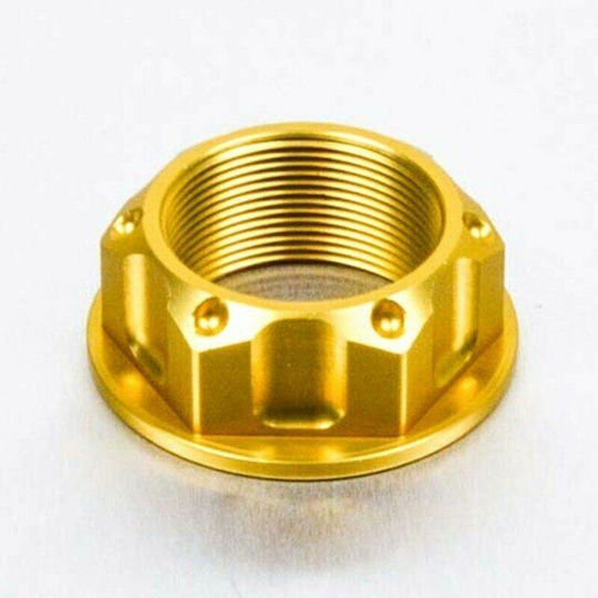 Pro Bolt Aluminum Handlebar Clamp Nut Ltyokeo50g Suzuki Gsx 750 F 88-03 Kawasaki W 800 11-16 Gold