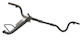 Honda Picior de picior Μοτοσυκλέτας în Culoare Black Β003026