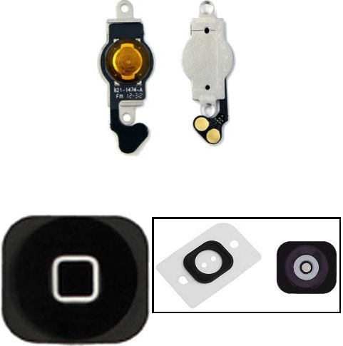 Καλωδιοταινία Home Button Flex Iphone 5 Black