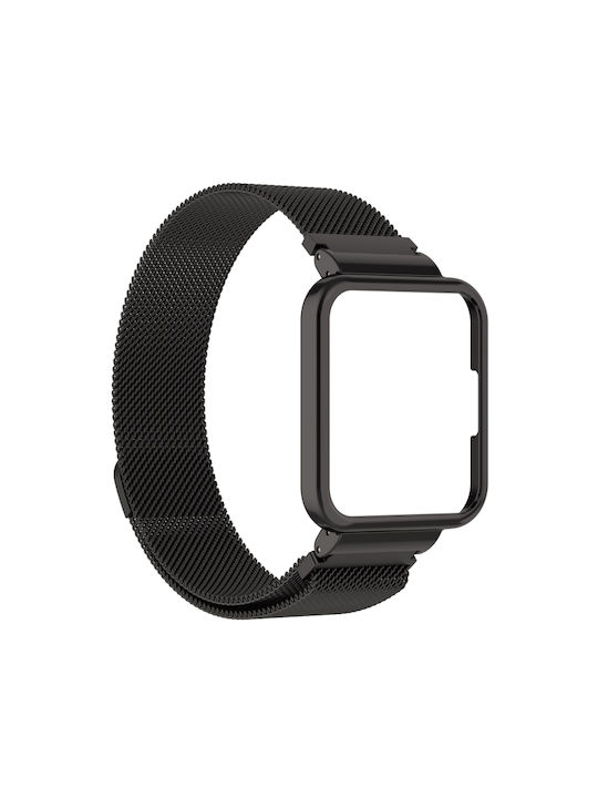 Strap Stainless Steel Black (Redmi Watch 2 LiteRealme Watch 2)