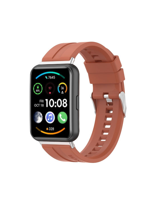 Curea Silicon Portocaliu (Huawei Watch Fit 2)