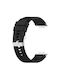 Armband Silikon Schwarz (Huawei Watch Fit 2)