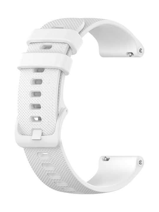 Λουράκι Σιλικόνης Λευκό (Vivoactive 4S/Vivomove 3S)