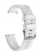 Strap Silicone White (Forerunner 55/245/645 / Vivoactive 3/5/HR / Venu Sq 2)