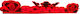 3D Decorative Cabin Sign Red Led 12v24v Scania 500mm 110mm Cable 15m Plug Lighter Socket