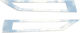 Set Decorations Protective Stainless Steel Side Indicator Lights For Volvo FH4 FM4 2013