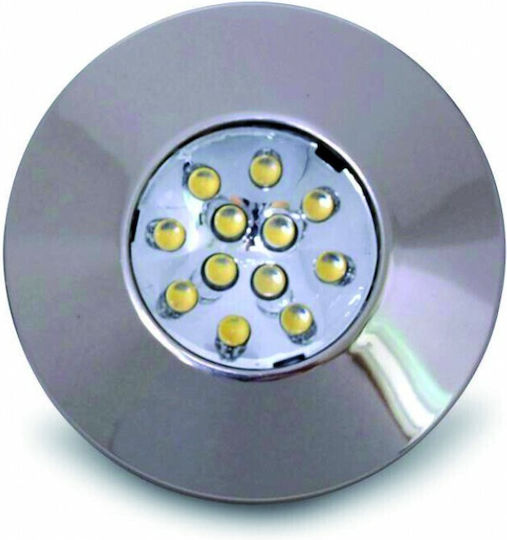 Marine Audio Кръгла Led 80mm Палубна светлина 14.229
