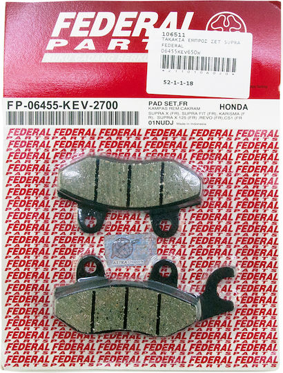 Τακάκια Supra 100 Fa165 Federal 06455-kev-650w