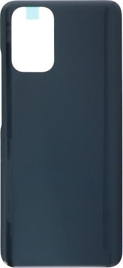 Hinteres Abdeckungs-Kapitel für Handy Battery Door Adhesive Xiaomi Redmi Note 10 Schwarz