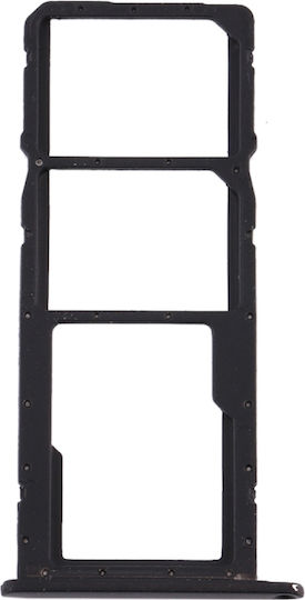 Sim Sd Card Tray Huawei Y6 2019 Black