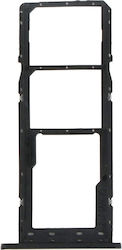 Sim Card Tray Samsung Galaxy A02s Dual Card Version Black Sim Card Tray Samsung Galaxy A02s Dual Card Version Black