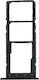 Sim-Kartenfach Samsung Galaxy A02s Dual-Karten-Version Schwarz