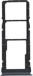 Sim Card Tray Xiaomi Redmi Note 9t Dual Card Version Black