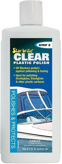 Star Brite Clear Plastic Polish Почистващо Средство За Пластмасови Повърхности 250ml