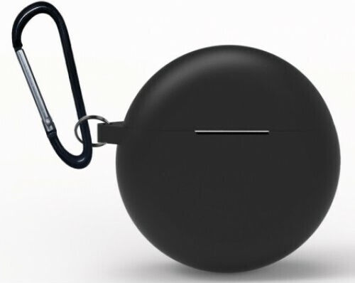 Skin Case Silicone with Hook in Black color for Huawei FreeBuds 3
