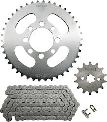 EK Kit lanț și pinion pentru Kawasaki ZX 130