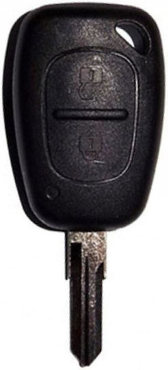 Carcasă cheie auto cu lamă cu 2 butoane Tip pentru Nissan