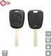 Silca Car Key Shell with Blade with 2 Buttons for Citroen / Peugeot