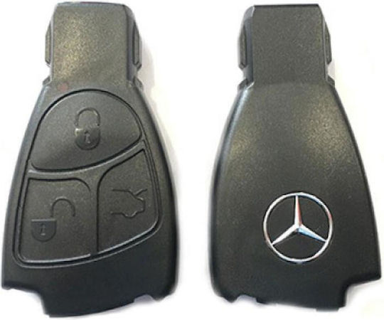 Foldable Car Key Shell with Blade with 3 Buttons Type for Mercedes Benz / Smart