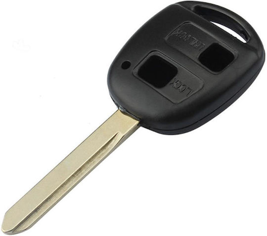 Car Key Shell with Blade with 2 Buttons Type for Toyota