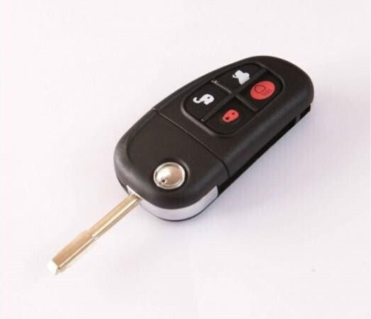 Carcasă cheie auto cu lamă Pliabil cu 4 butoane pentru Jaguar