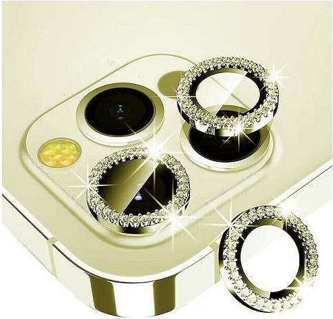 Camera Protection Metal Frame Gold for the iPhone 14 Pro / 14 Pro Max