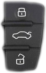 Rubber Spare Part New Remote Control Type Audi Three-Button