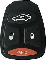 Chrysler Type Car Key Rubber Spare Part