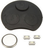 Komplettes Smart 450 Schlüsselreparaturset 1x Cr1620-3xMikroschalter 1x Gummi