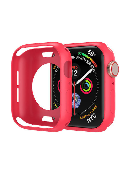 Soft Silicone Case in Red color for Apple Watch 42mm